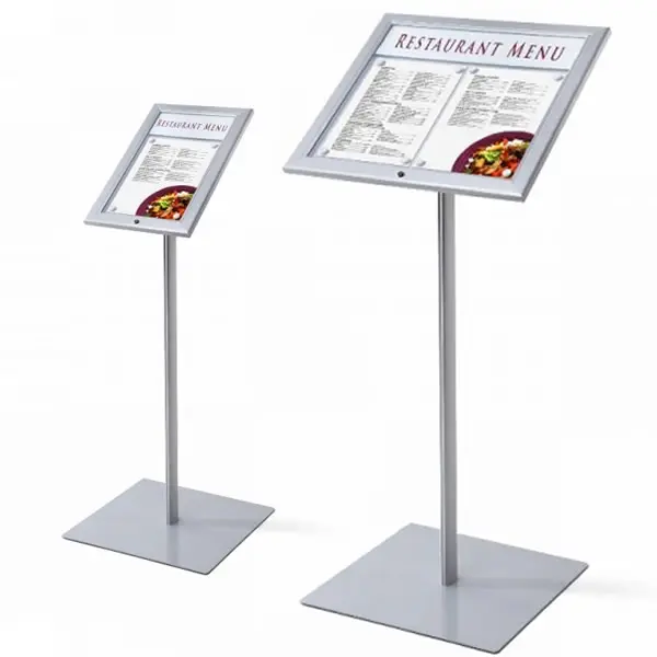 Snap frame floor pedestal sign display holder stand a4 poster stand