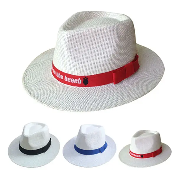 Sombrero de paja personalizado de Panamá para hombre