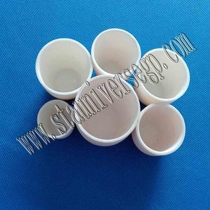 STA新热卖便宜氧化铝陶瓷坩埚/陶瓷杯定制尺寸