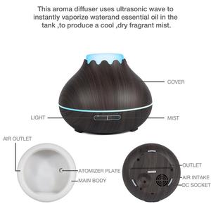 2018 diffusor ätherisches öl holzmaserung diffusor yoga verwenden luftbefeuchter 150 ml