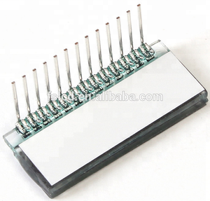 Özel Lcd Panel 7 Segment TN Lcd ekran 4 haneli Lcd ekran modülü metre için