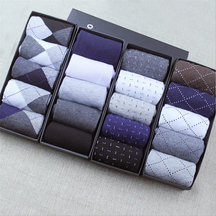 Autumn/winter boxed and cotton men's wear business socks