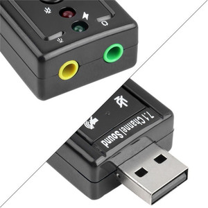 Bán Sỉ Card Âm Thanh <span class=keywords><strong>3d</strong></span> Bên Ngoài Usb 2.0 Đến 3.5Mm 7.1 Kênh - Product Image 3