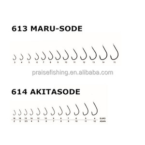 红色/棕色油漆高碳钢钩PR-612 SODE批发钓鱼钩 - Product Image 2