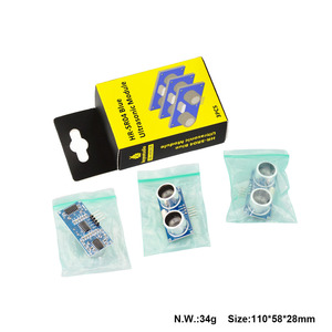 Keyestudio 3 pezzi HR-SR04 blu modulo sensore ad ultrasuoni per Arduino per UNO /ROBOT auto per Microbit - Product Image 5