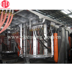 Four à <span class=keywords><strong>induction</strong></span> de grande capacité, fonte acier par décapage à fréquence moyenne