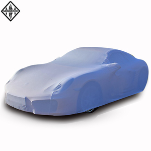 160GSM nefes ve gerilebilir özel kapalı toz geçirmez Spandex araba kılıfı - Product Image 1