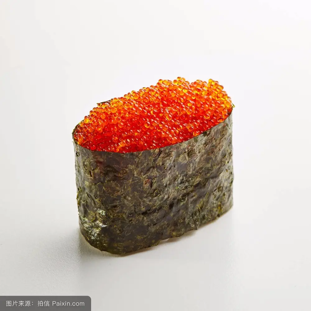 Vinaigre rouge glacé, cuisine japonaise, poisson volant, roe, collection