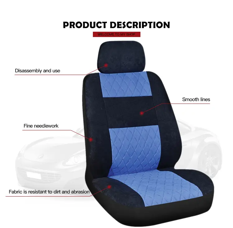 Nuevo diseño personalizado 9 unids/set Alpen sentarse cubiertas de asiento de coche