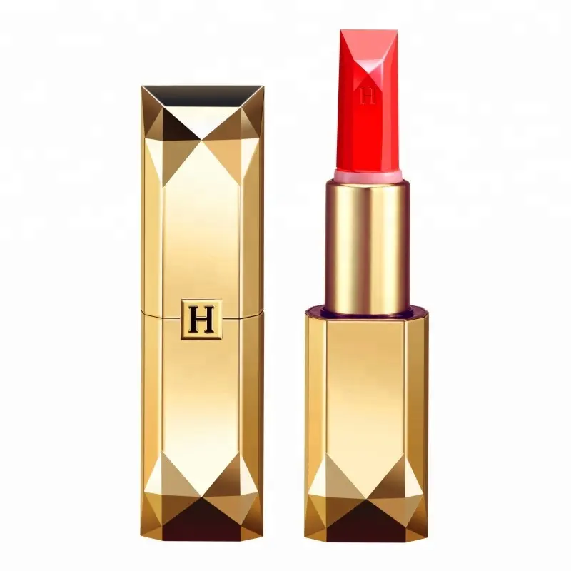 Henlics Branded Custom Oem Odm Goud Kleur Vegan Gezond Lippenstift