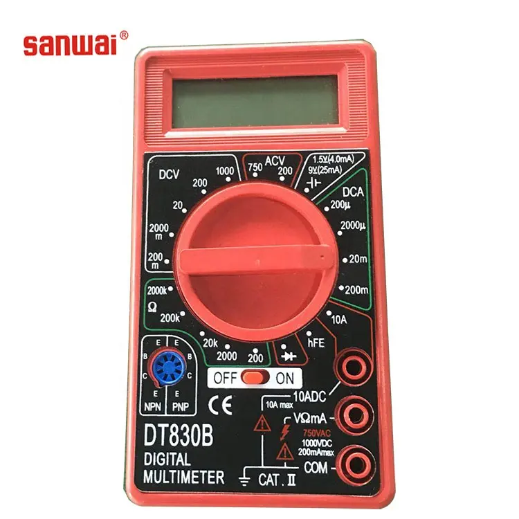 OEM/ODM pocket size digital multimeter tester DT-830B with abundant colors for your choice