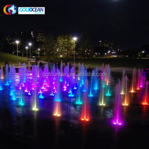 DMX 512 kontrollü ışıklar ile ücretsiz tasarım Undergrounf kuru Foor çeşme - Product Image 4