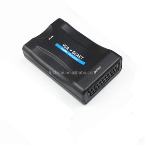 Convertidor de video VGA a SCART Computadora Interfaz de señal VGA a señal de TV Divisores y convertidores de video - Product Image 4