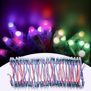 WS2811 1903 12-mm-LED-Pixelmodul DC5V Wasserdichte Vollfarb-RGB-Schnur Weihnachten Unabhängig adressierbare LED