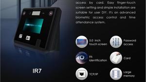 (IR7) PROTOCOLLO TCP/IP o RS485/232 Iris Lettore di Tempo di Presenza e di Accesso sistema di Controllo - Product Image 5