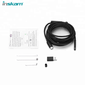 Inskam Endoskop Inspektion Kamera 5,5 MM 7m Schlange Kamera 6 <span class=keywords><strong>Led</strong></span> Usb Typ-C Wasserdichte Endoskop Für Andriod/pc