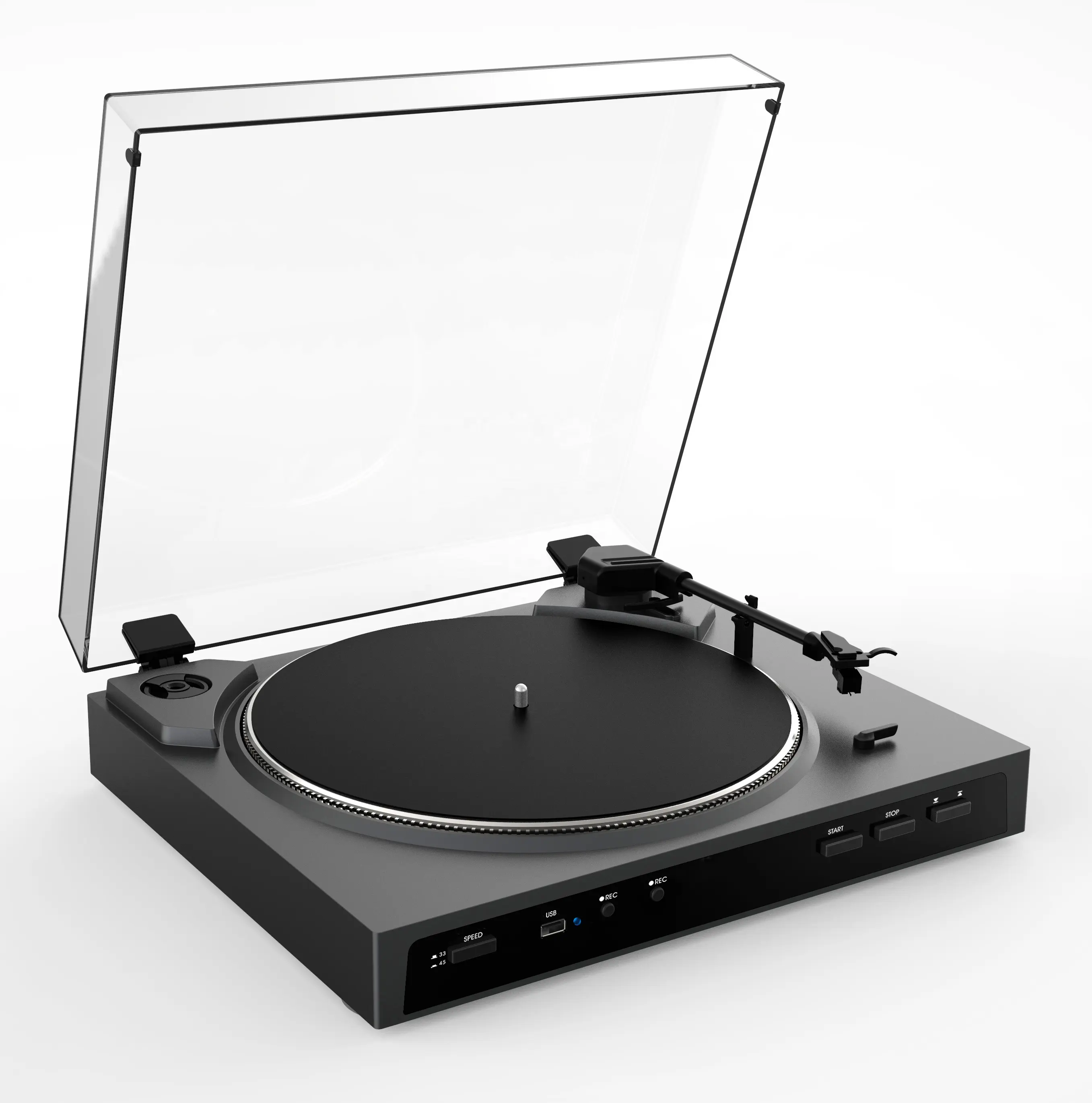 Entièrement automatiquie En Plastique vinyle tourne-disque