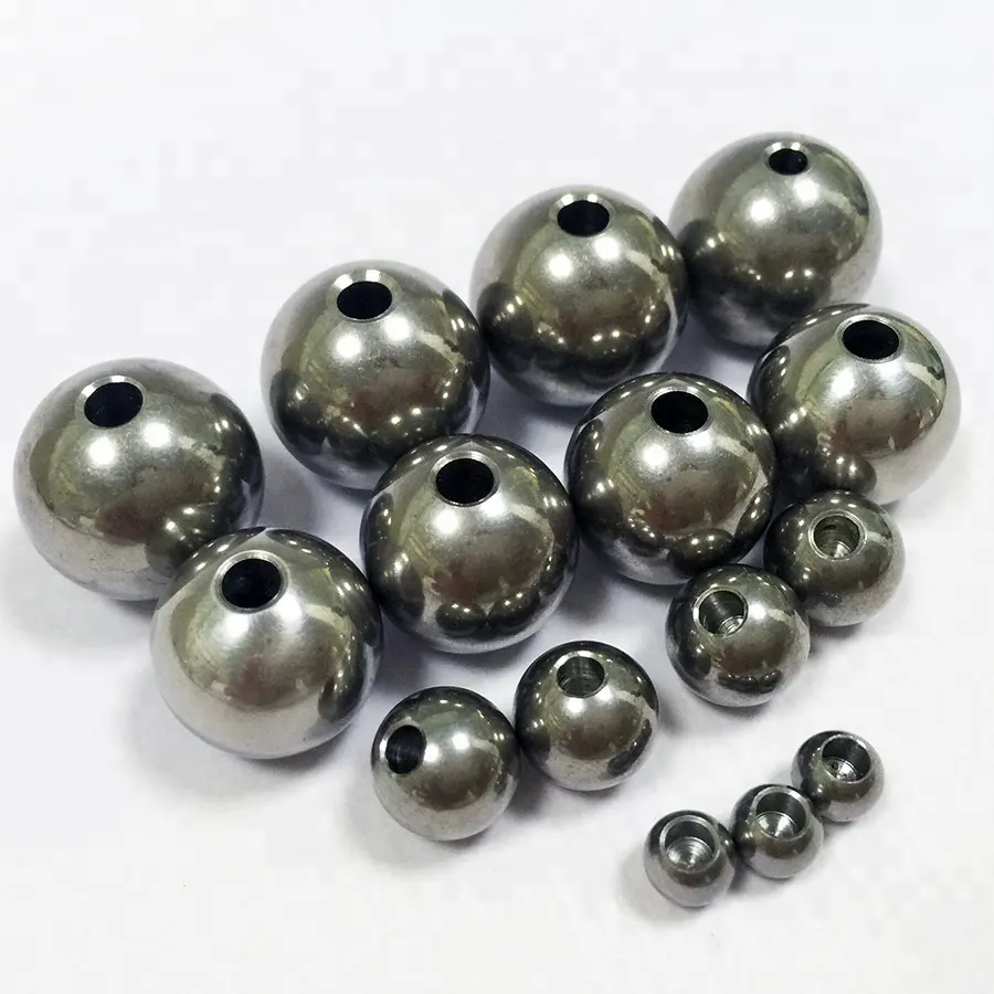 AISI 304 316 316L 420C 440C 1ミリメートルTo 100ミリメートルDrilled Stainless Steel Ball With Hole