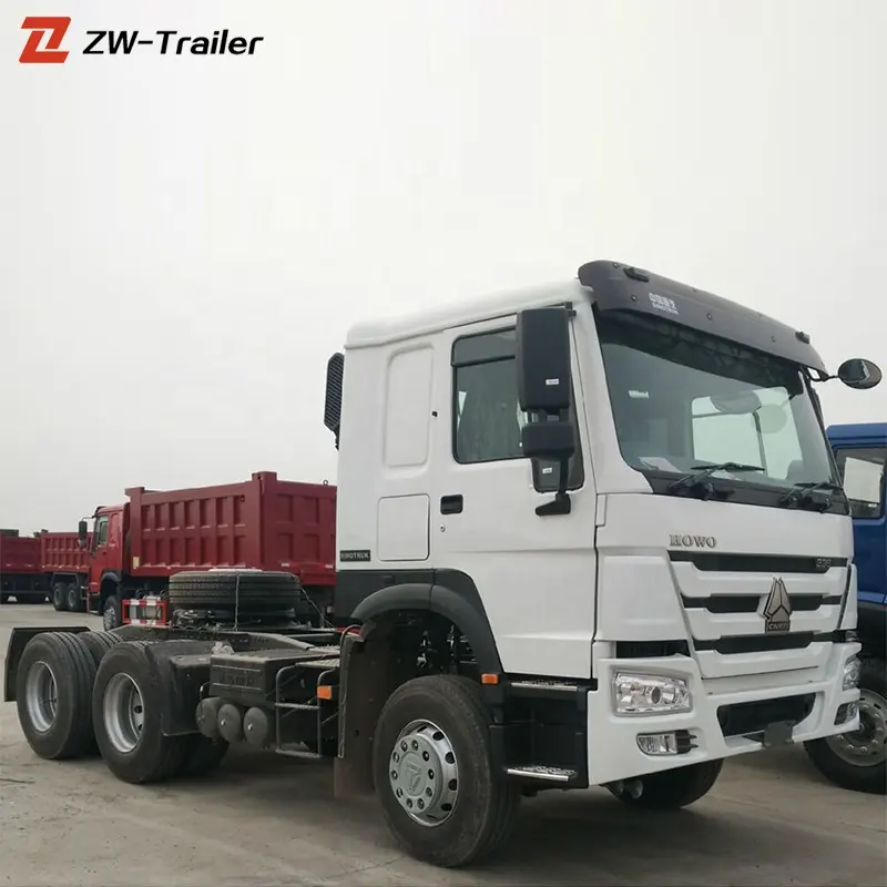 Good Condition Used 371 375HP Sino Howo truck Tractor For Sale in Ghana