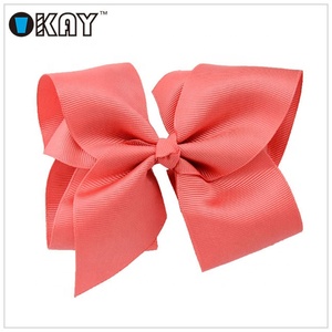 Moda Jojo yaylar kızlar için timsah klibi ile <span class=keywords><strong>8</strong></span> inç şerit saç fiyonkları