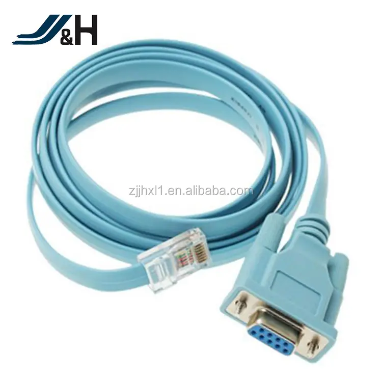 Nhà Máy Bán RS232 Serieal DB9 Để RJ45 Cáp Nữ Để Nam Kết Nối