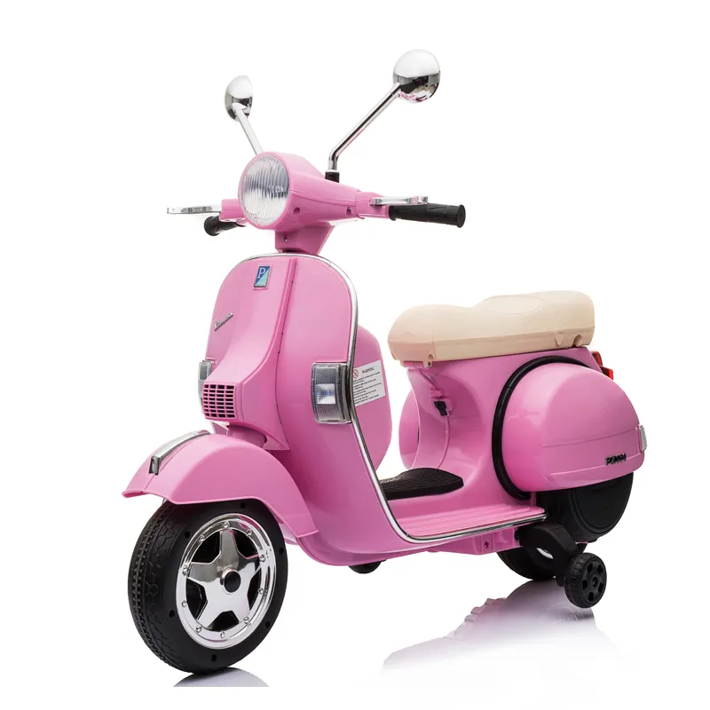 2019 chính thức được cấp phép Vespa trẻ em xe máy điện 12v đi xe trên chiếc xe đạp đồ chơi xe hơi
