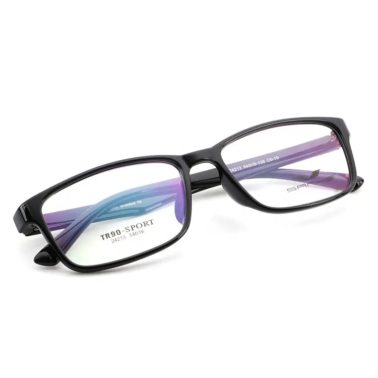 Nueva llegada más populares de memoria Tr 90 gafas marco óptico Unisex Tr90 gafas