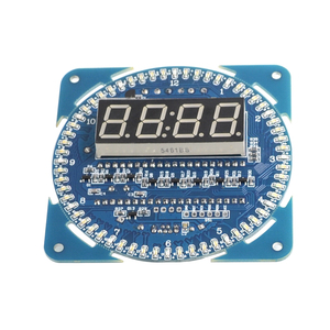 מסתובב LED אלקטרוני שעון ערכת DS1302 שעון טמפרטורת אזעקת תצוגת שעון