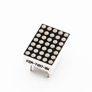 1,9 мм 5x7 точечно-матричный дисплей, ltp-1057ahr точечно-матричный светодиодный