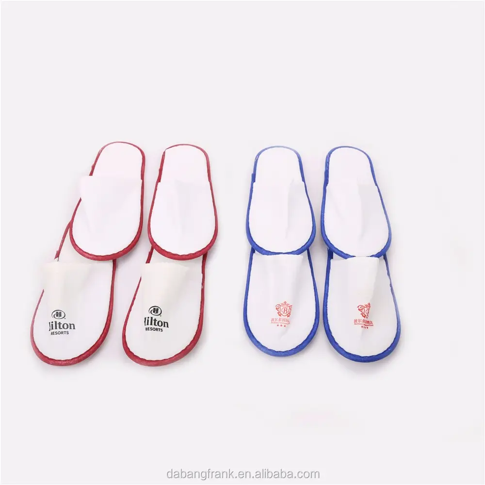 Simple design plain bedroom slippers