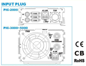 PACO 单相直流到交流电源逆变器，带直流电缆的充电器 24v 220v 2000w - Product Image 6