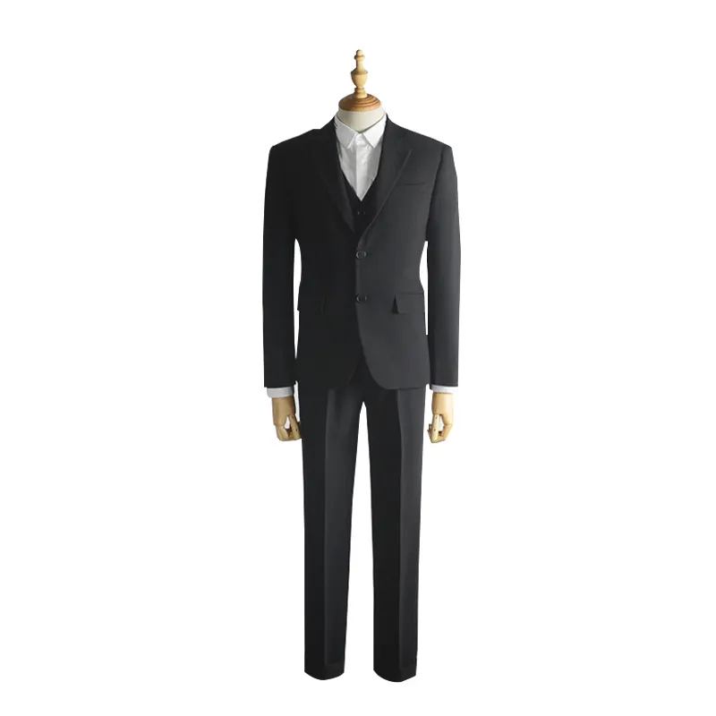 男性用スーツを測定するために作られたmtm収縮防止機能とスーツ製品タイプ2ピース最新デザインメンズスーツ
