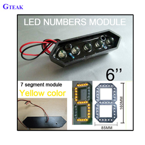 Uzaktan kumanda 6 inç 8 inç 12 15 18 22 inç 7 Segment ekran Led çok renkli Led benzin fiyatı tabelası benzin istasyonu ürün - Product Image 2
