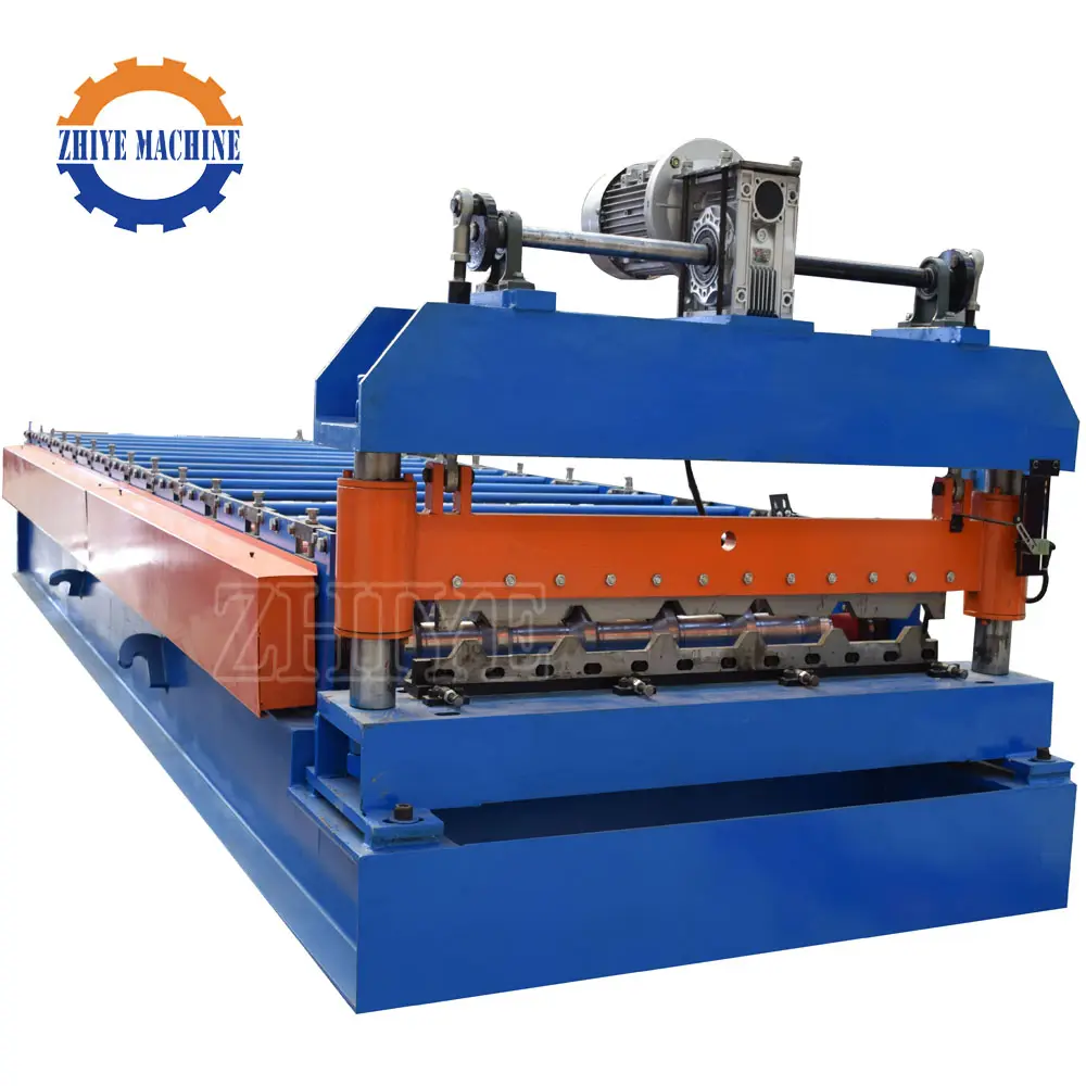 Handmatige Kleur Staal Plaatwerk Rollende Machine/Industriële Gebruikt Dak Roll Forming Machine Maken Lijn