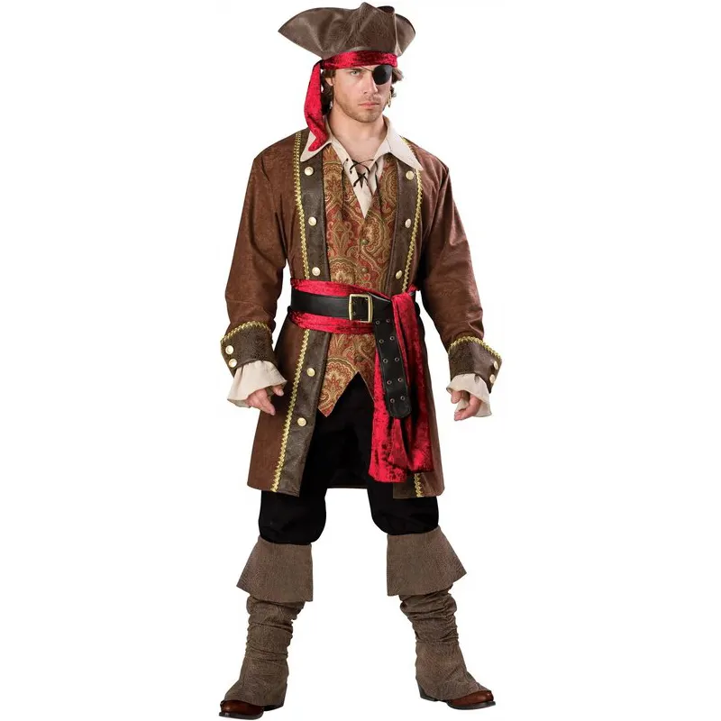 Disfraz de pirata del Caribe para adulto, novedad, Cosplay para fiesta, Idea