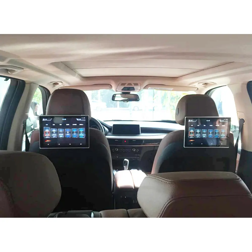 Android coche monitores Multimedia gratuito Video musical para BMW M2 M3 M4 GT asiento trasero Unidad de coche reposacabezas Monitor de DVD