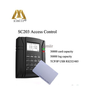 ZK <span class=keywords><strong>TCP</strong></span>/<span class=keywords><strong>IP</strong></span> SC203 ID/MF высокой скорости USB ключ и посещаемость времени карты и дверь система контроля доступа