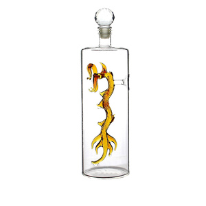 750毫升空龙形酒瓶: - Product Image 1