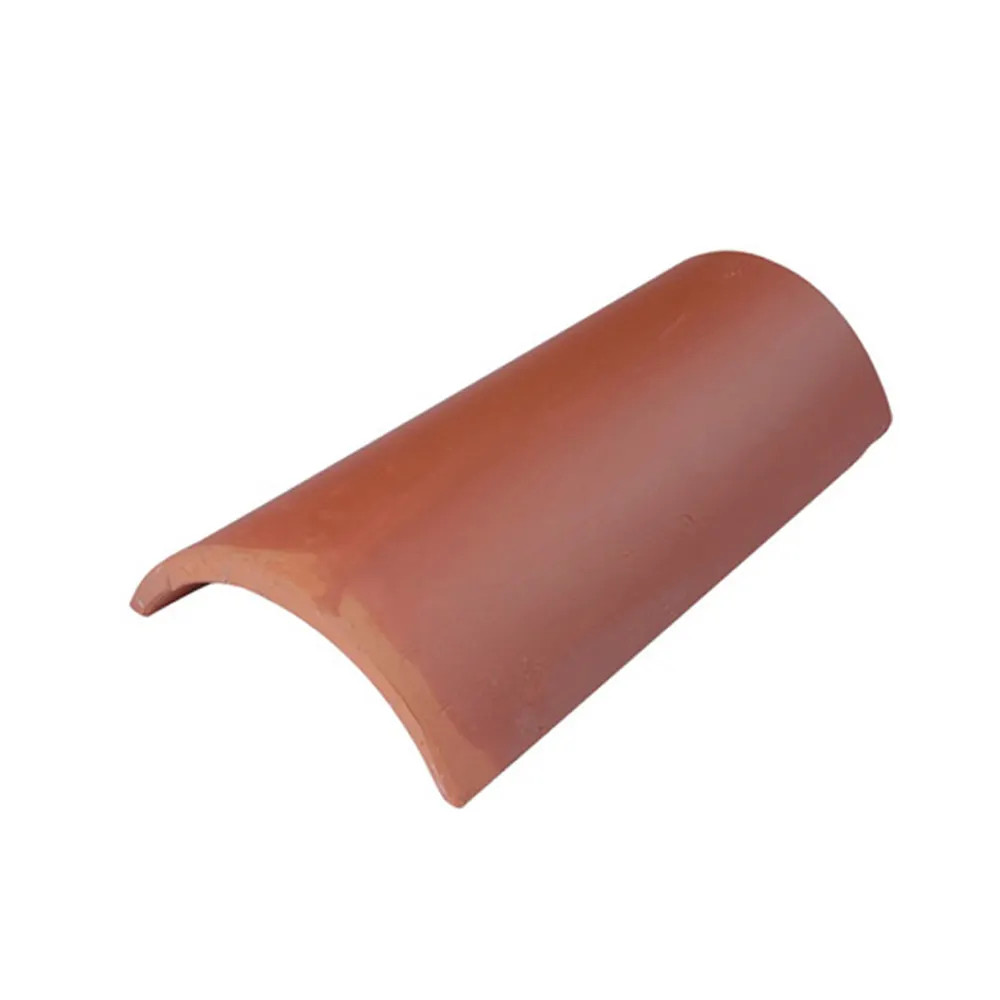 red barrel half round clay tile roof