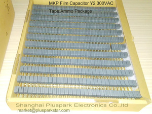MKP 薄膜电容器 Y2 0.1 uF 300 V AC 104 - Product Image 3