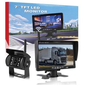 Kit de cámara de visión trasera inalámbrica para camión, caravana y remolque, con pantalla HD de 7 "y 18 LED de visión nocturna impermeables - Product Image 1