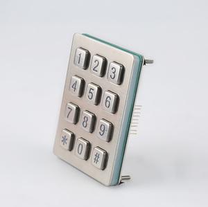 Teclado 3X4 4X3, teclado numérico de Metal con Usb, teclado numérico iluminado - Product Image 2