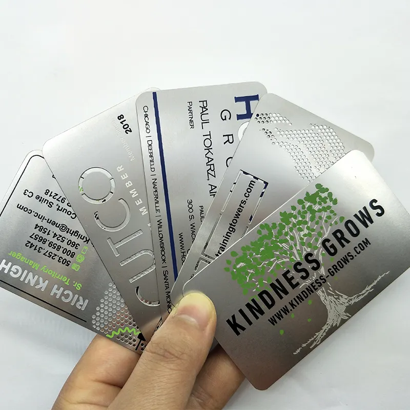 Credit Card Size Vip Lid Plastic Luxe Bedrijf Metaal Kaart