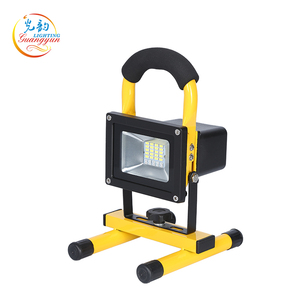 <strong>12V</strong> Portable 10w <strong>20w</strong> 30w Smd <strong>Led</strong> Battery Operated Red Blue Light Flash Rechargeable Floodlight - Product Image 3