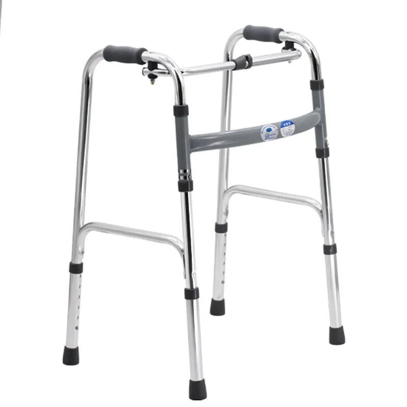 Новый складной алюминиевый ходунок с регулируемой высотой, ходунки для пожилых людей с ограниченными возможностями