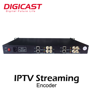 DIGICAST H.264 H.265 4 Canali IPTV TV IP Server MPEG4 Encoder Video encoder Per IPTV In Diretta Streaming Trasmissione - Product Image 6