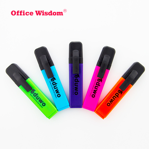 Logo personalizzato penna evidenziatore per il regalo promozionale ufficio di Alta qualità inchiostro fluorescente di colore Evidenziatore con scalpello punta della fibra - Product Image 4