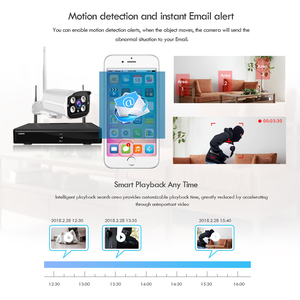 Manufacturer 8ch <strong>IR</strong> Lens Wifi Ip <strong>Camera</strong> with Nvr Kit 1080P H.265x Audio Security <strong>Camera</strong> System Wireless for Market - Product Image 5