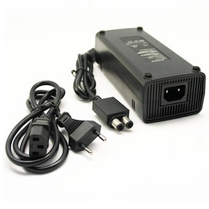 Dhl fedex משלוח חינם שחור לנו eu תקע 135w 12v כוח אספקת כבל טעינה מטען עבור <span class=keywords><strong>xbox</strong></span> <span class=keywords><strong>360</strong></span> רזה מתאם ac