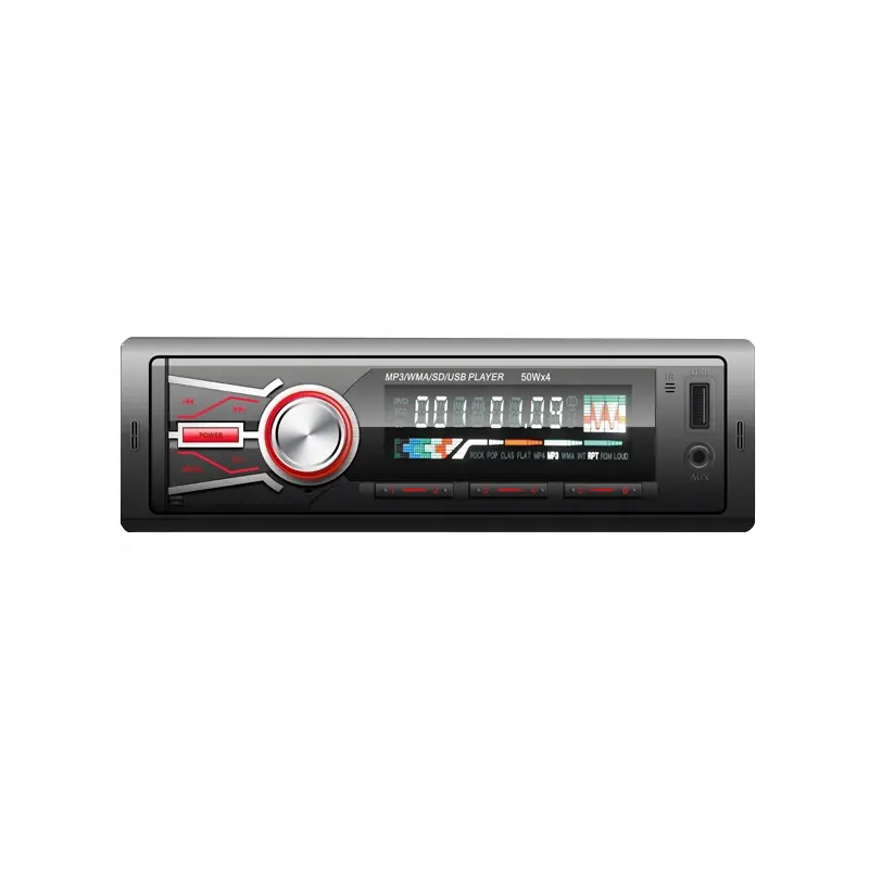 MP3プレーヤー1 DinカーMP3プレーヤーBT AM FMステレオ12V BTハンズフリーカーAUX USB SD TFオーディオラジオステレオカーMP3